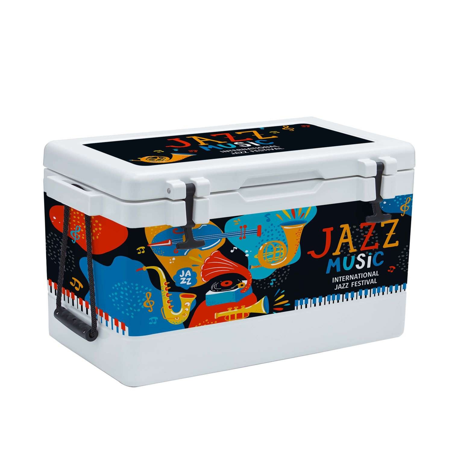 54QT Rotomolded Cooler, Wrap & Lid Decals