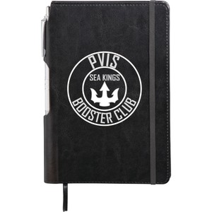 FSC® Mix 6' x 8.5' Viola Bound Notebook with Pen
