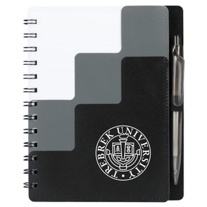 5' x 7' Recycled Pace Spiral Notebook w Pen