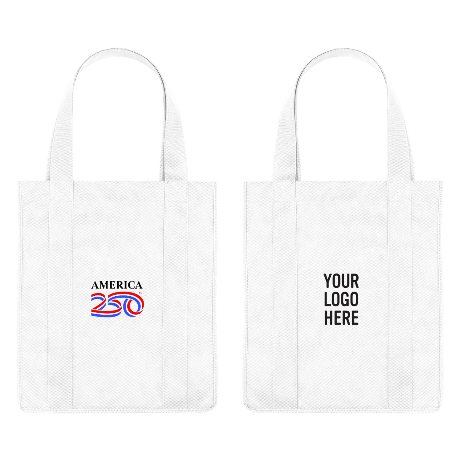 Woven Shopper Tote Bag