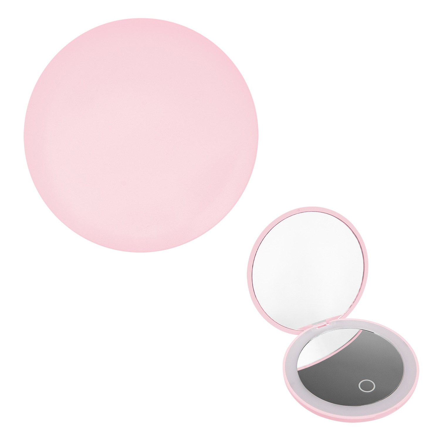 LED Mirror With Dual Magnification